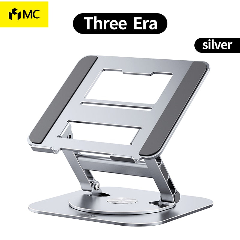 MC 928 Laptop Stand 360° Rotatable Foldable Aluminum Alloy Notebook Holder Compatible 17 Inch Macbook Air Pro Laptop Bracket