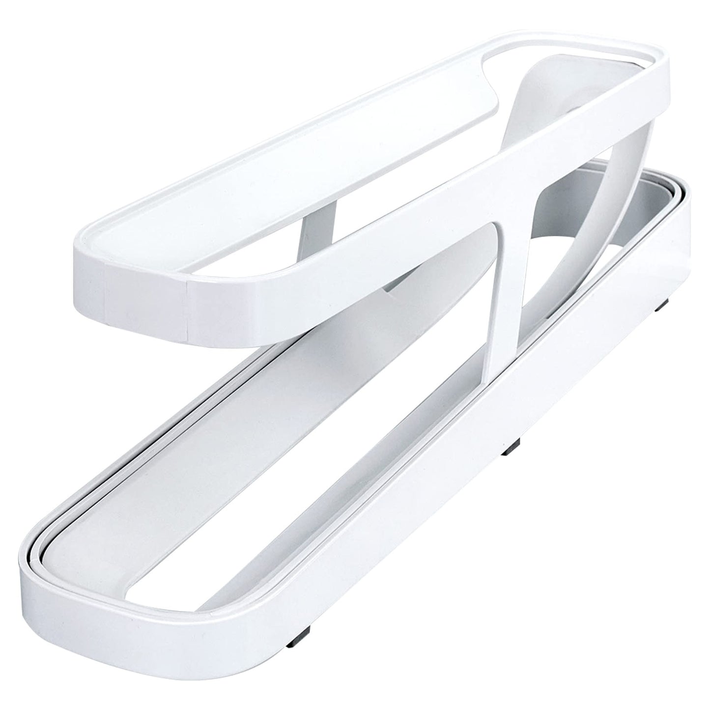 Automatic Scrolling Egg Rack Holder Storage Box Egg Basket Container Organizer Rolldown Refrigerator Egg Dispenser For Kitchen