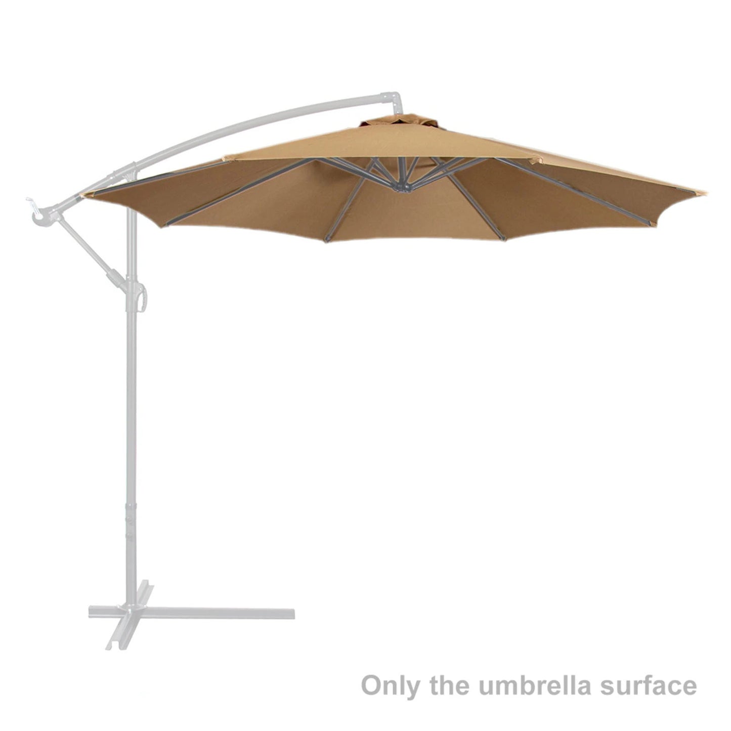 Parasol Umbrella Garden Sunshade Umbrella Cover Umbrella Canopy Cover Dustproof Fade-Proof Protective 210D Oxford Cloth 2/2.7/3M