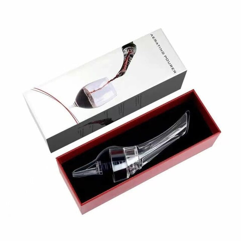 Wine Aerator Pourer Wine Opener Set 4Pieces Pressure Bottle Opener Wine Pour Spout,Stoppers Bottle Opener Wine Stopper