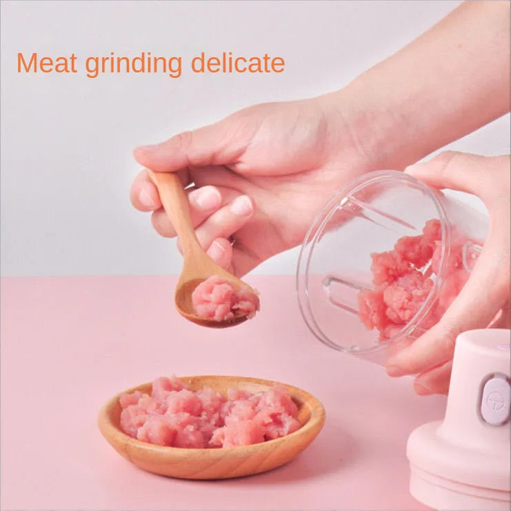 Electric Kitchen Chopper Garlic Masher Meat Grinder Mini Food Garlic Vegetable Chopper Crusher Rechargeable Food Processor