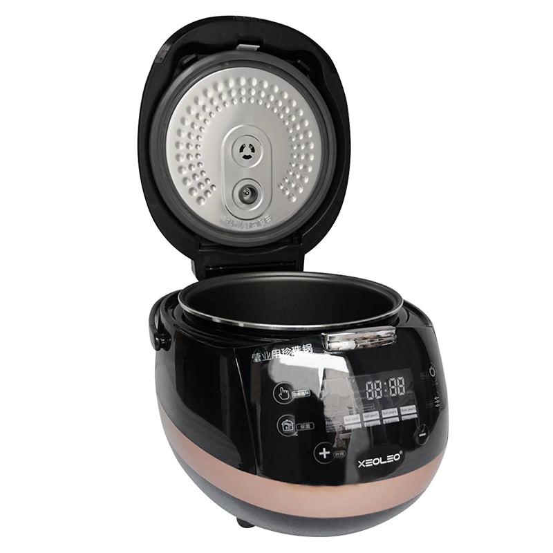 XEOLEO 5L Tapioca Cooker Milk Tea Shop Pearl Cooker Bubble Tea Pearl Warmer Pot Taro Ball/Sago/Red Bean Cooker Machine 900W