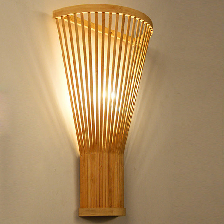 Creative Bamboo Art Bamboo Wall Lamp Simple