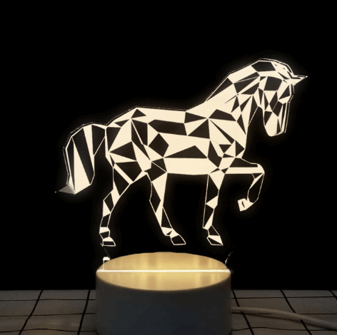 3D Table Night Lamp