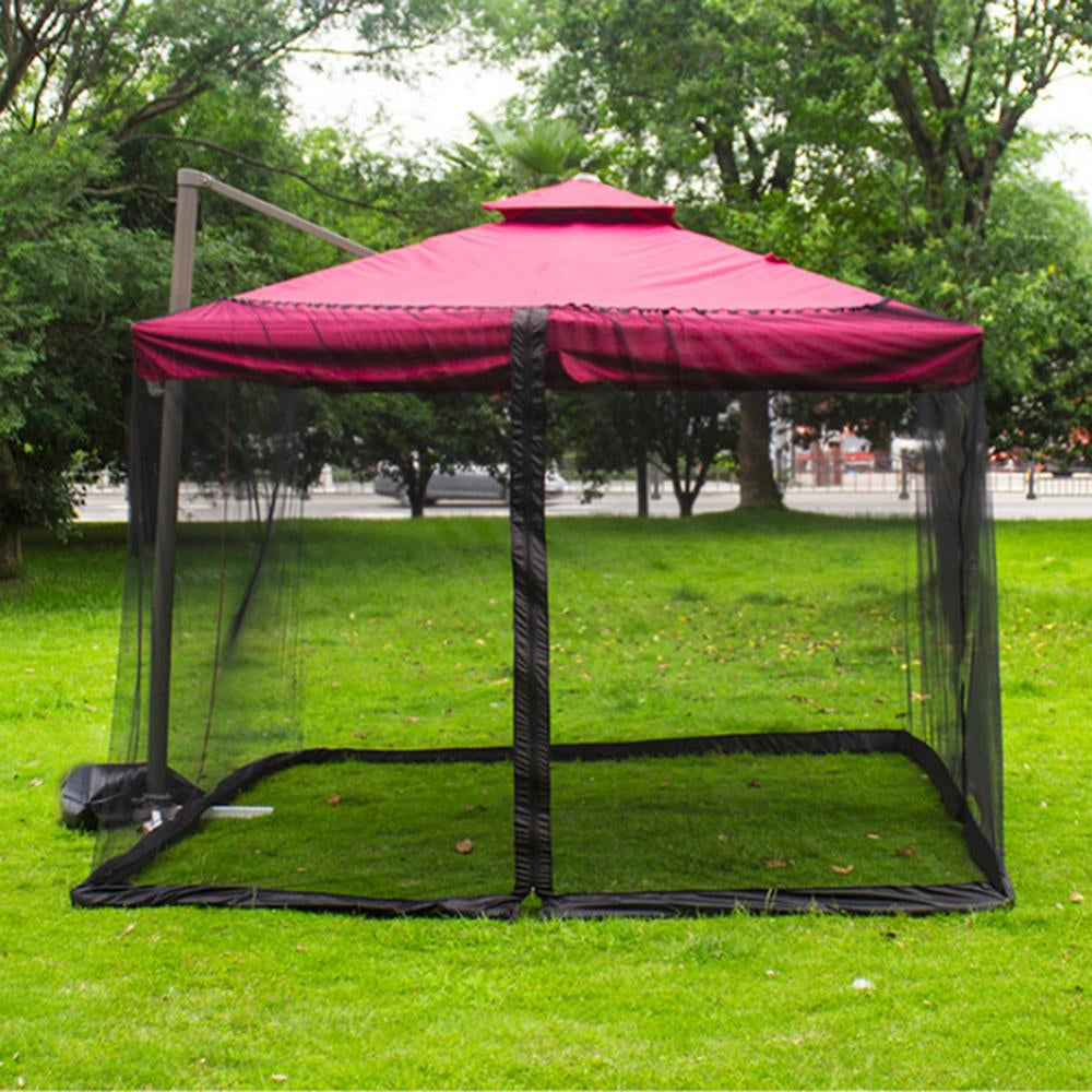 Mosquito Bug Net Parasol Outdoor Mosquito Net Mesh Lawn Garden Camping Umbrella Sunshade Cover Insect Shelterd Outdoor Supplies