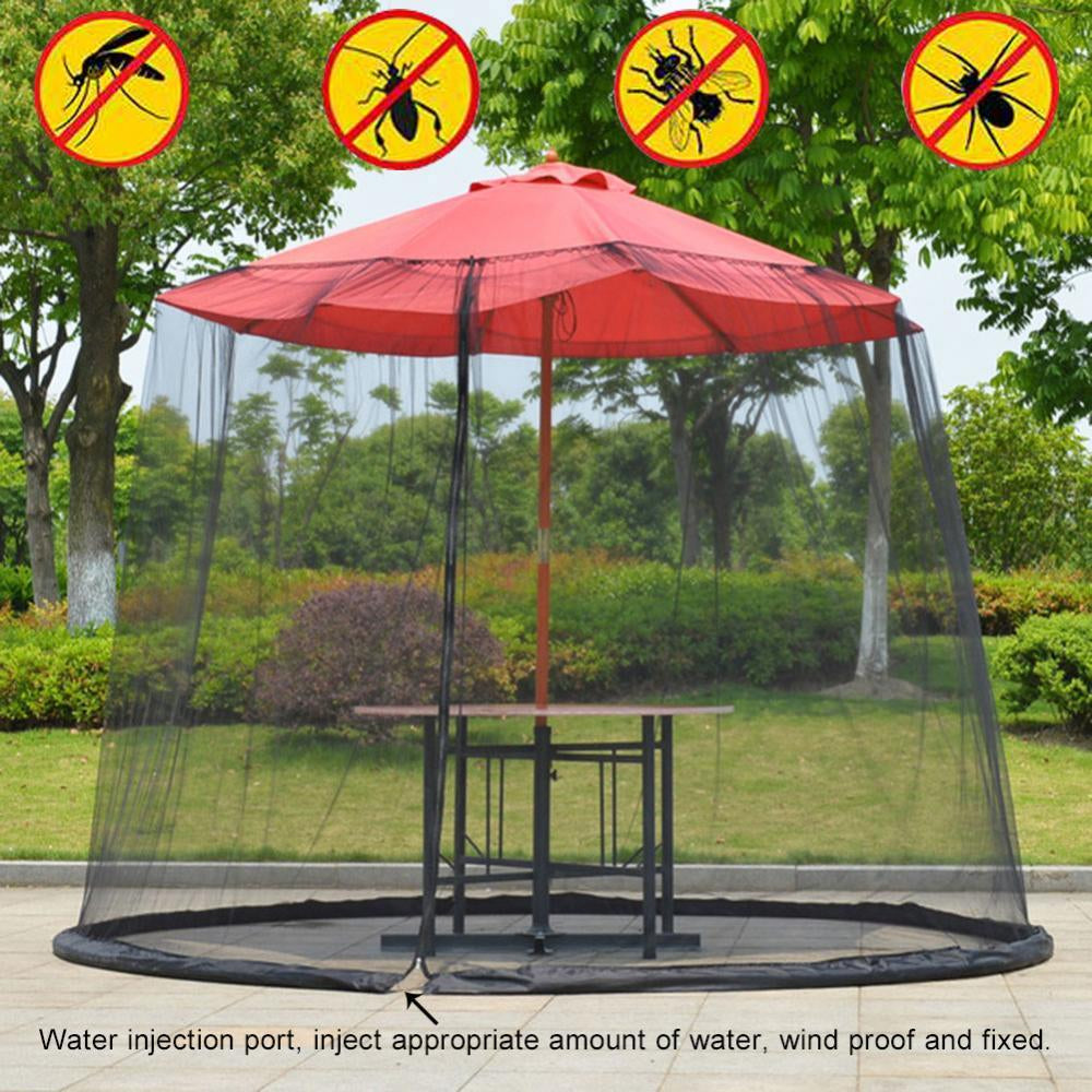 Mosquito Bug Net Parasol Outdoor Mosquito Net Mesh Lawn Garden Camping Umbrella Sunshade Cover Insect Shelterd Outdoor Supplies