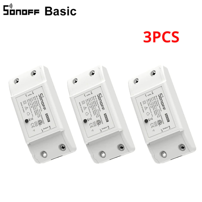 Itead SONOFF Basic R2 Wifi Switch Module Smart Home Timer Light Switch Universal DIY Switch Works with Alexa Google Home