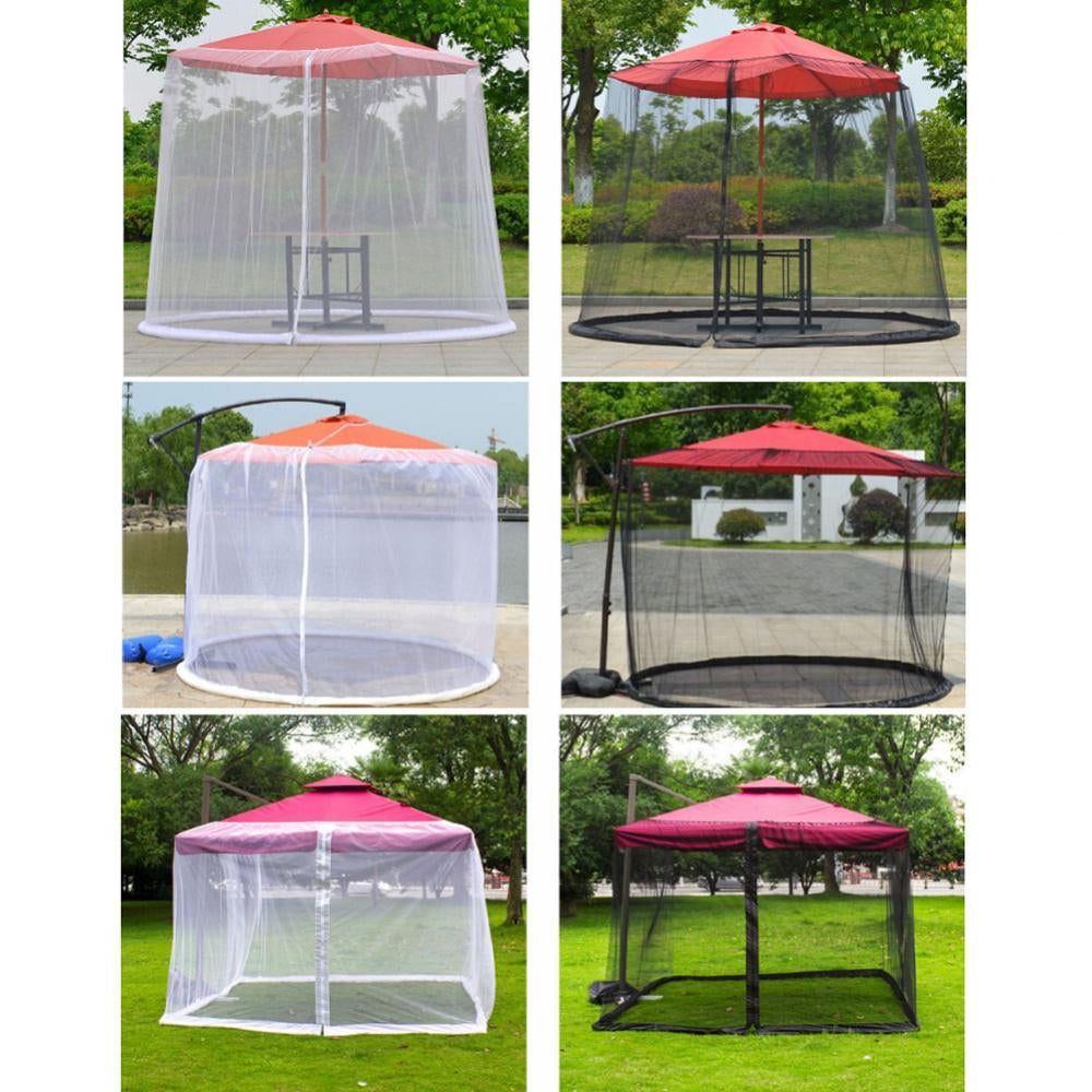 Mosquito Bug Net Parasol Outdoor Mosquito Net Mesh Lawn Garden Camping Umbrella Sunshade Cover Insect Shelterd Outdoor Supplies