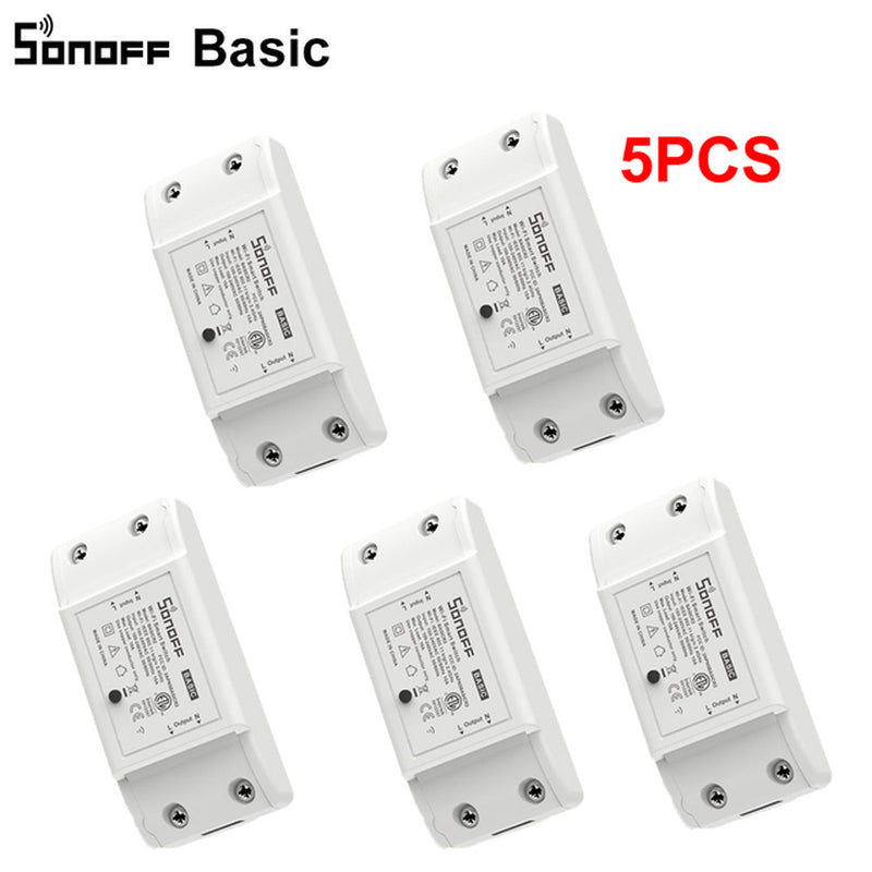 Itead SONOFF Basic R2 Wifi Switch Module Smart Home Timer Light Switch Universal DIY Switch Works with Alexa Google Home